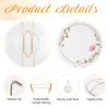 Plate Hangers for Wall for 6-8 inch, 5 Pack, Gold