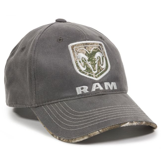 Outdoor Cap Standard RAM11A Charcoal/Realtree Edge, One Size Fits