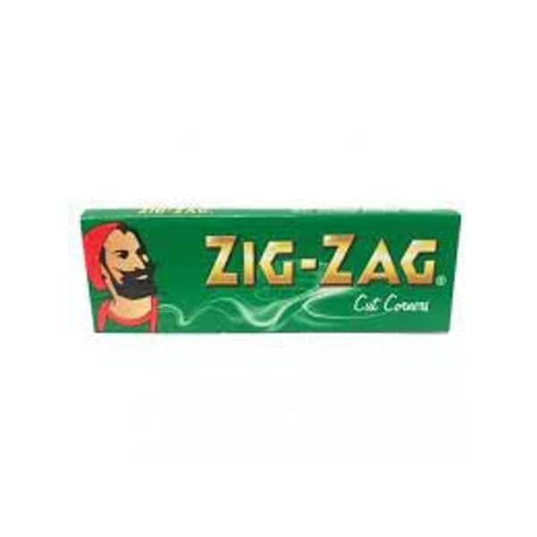 Zig Zag Rolling Papers Green Box of 100 Booklets