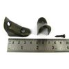 2pc. Antique Brass Cigar Box Guitar Neck Braces with Screws
