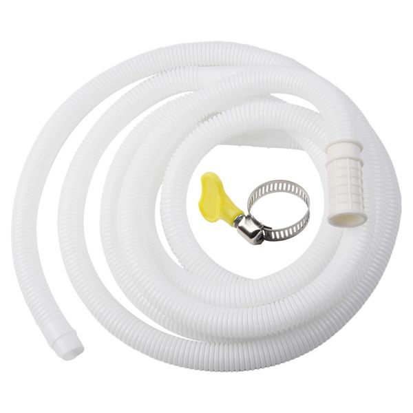 Washing Machine Water Inlet Hose Air Conditioner Drain-Hose-Portable Hose White