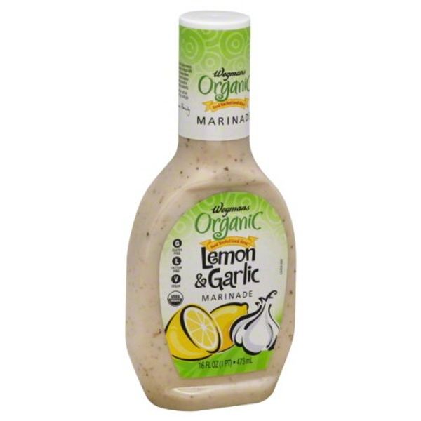 Wegmans Organic, Lemon & Garlic Marinade 16oz. (Pack of 2)