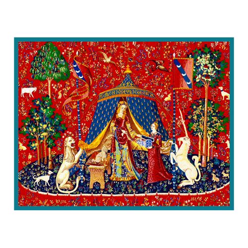Orenco Originals Desire Panel from The Lady The Unicorn Tapestries Counted Cross Stitch Pattern