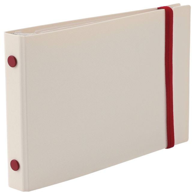 Maruman FM63-14 Loose Leaf Binder, Mini Size, Into One Plus, 5 Holes, Ivory