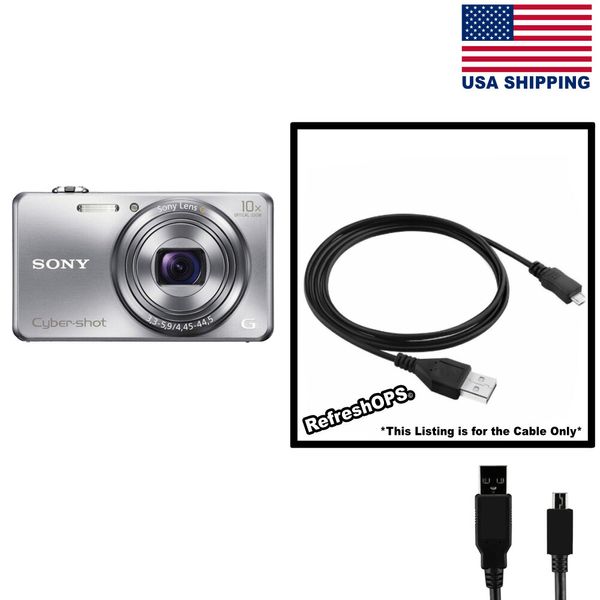 Sony Cybershot DSC-WX200 Digital Camera USB Cable Transfer Cord Replacement