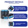 Innfeeltech 3pcs DC 12V Relay Module 2 Channel Relay with Optocoupler High or Low Level Trigger Expansion Board