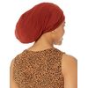 Fairy Black Mother Dreadlocks Locs Cap (Orange Rust,Medium)