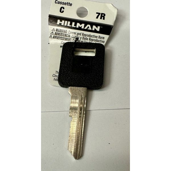 Hillman 87003 Brass #7R Universal Single Sided Blank Key for Buick