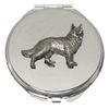 Alsatian Compact Mirror Handbag Gift With Free Engraving 2