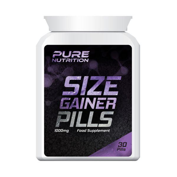 PURE NUTRITION SIZE GAINER PILLS – WEIGHT GAINER PILL GET BIGGER MUSCLES BULKING