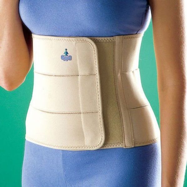 Elastic Post-Op Abdominal Binder Maternity Support Belt by Oppo, Post-Operative Pregnancy Belt, Tummy Slimmer, Lower Back Pain, After Birth Abdominal Surgery Strap – Unisex (Medium)