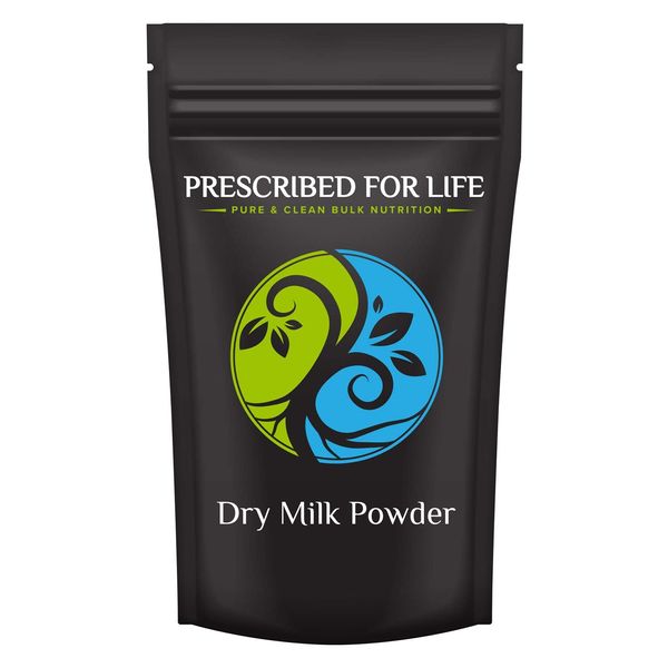 Prescribed For Life Dry Milk Powder | USDA Grade A Whole Milk rBST & rBGH Free, Non GMO, Kosher, Halal | Shelf Stable Whole Milk Powder (12 oz / 340 g)