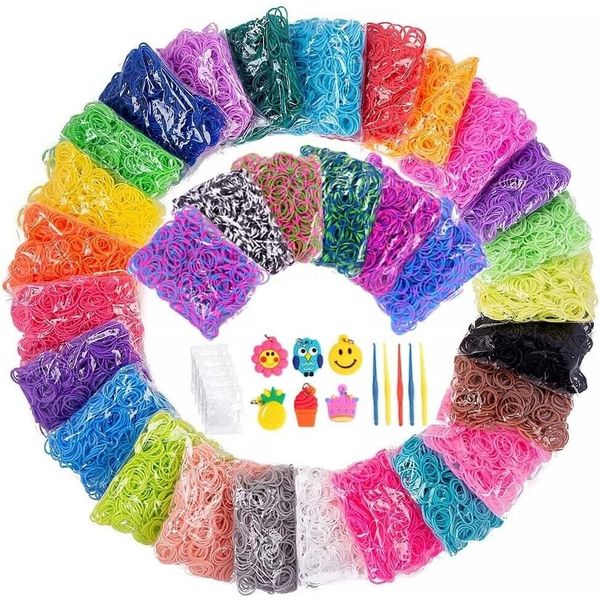 15000+ Loom Rubber Band Refill Kit in 31 Colors Bracelet Making Kit for Kids NEW