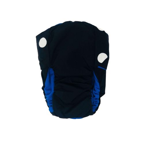Barkertime White Polka Dot on Black Waterproof Premium Cat Diaper, XL, Without Tail Hole - Made in USA