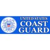 US Coast Guard Logo Bumper Sticker, 3 1/2" x 10" Size, 1 Pack