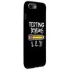 Testing Testing 123 Süßer Testtag Lustige Schullehrerprüfung Hülle für iPhone 7 Plus/8 Plus
