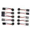 DollaTek 10Pcs PC Motherboard Internal Piezo Speaker BIOS Alarm Buzzer for Computer Case DIY