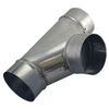 7" Tee Round Duct Fitting, 26 ga.