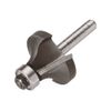 Wolfcraft 3963000 CT Round Over Bit with Guide Pin and 8mm Shank