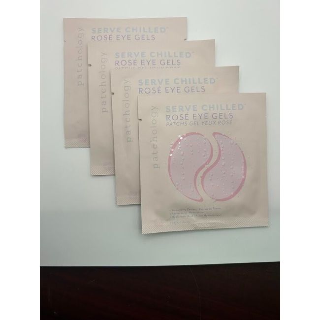 Lot of 4 New patchology serve chilled rose eye gels