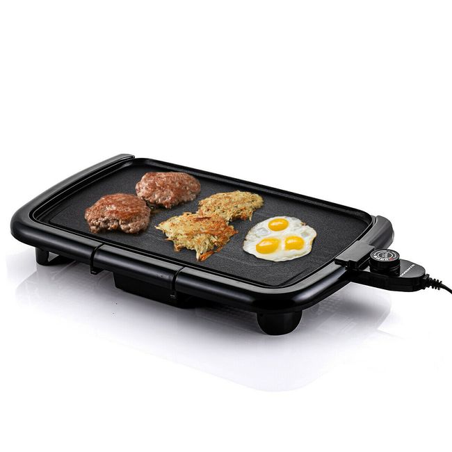 SK3113B Ovente Electric Skillet 13 Inch with Non Stick Aluminum