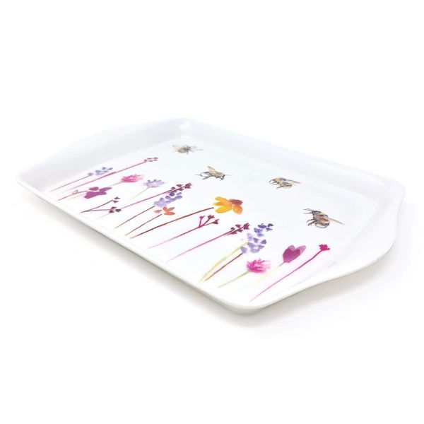 The Leonardo Collection The Jennifer Rose Gallery Busy Bees Small Serving Tray - Floral