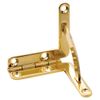 ソリッド真鍮small-box Quadrantヒンジ1 – 1 / 4 " W x 1 – 1 / 4 " H x 7 / 32 "
