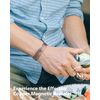 Jeracol Lymphatic Drainage Copper Magnetic Bracelets for Men,99% Solid Copper Bracelets, Adjustable Brazaletes with Gift Box