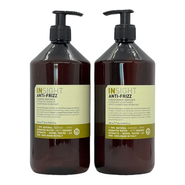 INSIGHT Anti-Frizz Hydrating Shampoo & Conditioner 30.4 Oz Set