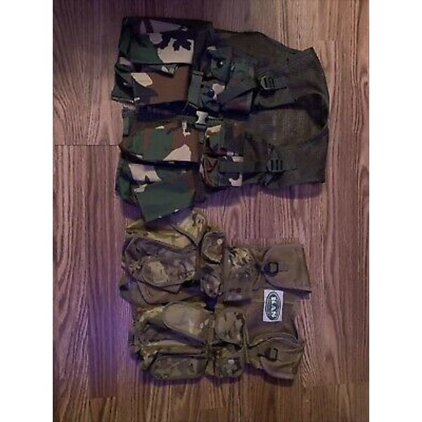 2 Kids Combat Tactical Vest Army for Boy Children Camouflage Military 5-13 Yr