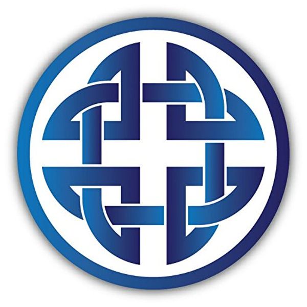 Zirni Knot Quaternary Celtic Sticker Decal Design