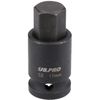 AB Tools M17 x 55mm 1/2” Drive Short Impact Impacted Allen Hex Key Socket
