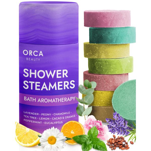 Orca Beauty 8 Count Unscented Shower Steamers