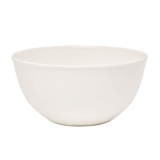 TAMAKI T-893142 Fortemour Bowl, White, Diameter 4.8 inches (12.2 cm), Height 2.4 inches (6 cm), 13.8 fl oz (380 ml), Microwave, Dishwasher, Oven Safe, Lightweight Reinforced Porcelain