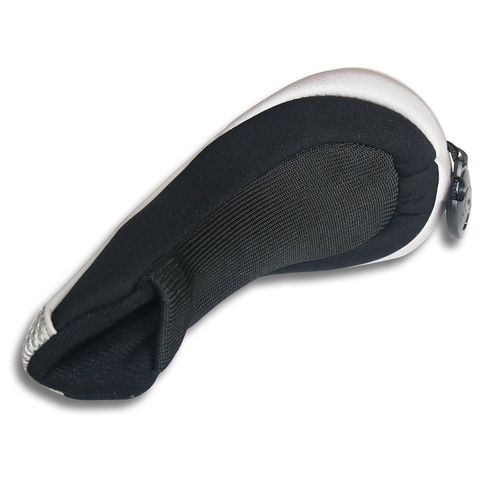 New 3 Pack Golf Hybrid Club Head Covers Interchangeable No. Tag Black & Gray