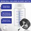60 Pcs Paint Touch up Paint Bottles with Brush and Lid Empty Touch up Paint