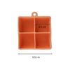 Fackelmann Silicone Ice Cube Tray - Silicone Mould for Ice Cubes, 9.5 x 4.5 x 4.4 cm