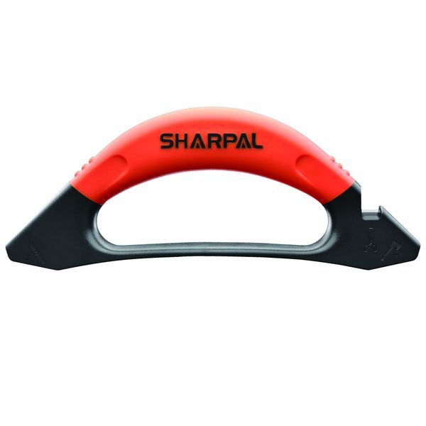 SHARPAL 112N 3-in-1 Knife and Garden Tool Blade Sharpener, Sharpening Axe, Hatchet, Scissors, Machete, Outdoor and Kitchen Knives