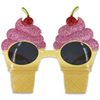 Pohotobooth Props Ltd Cherry Ice Cream Cone Novelty Sunglasses