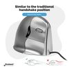 Ergonomic mouse Evoluent VerticalMouse 4 Right Regular, Black, Grey/Silver, Medium/Large, VM4R