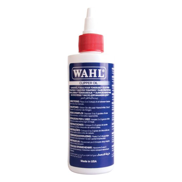 Wahl Clipper Oil, Blade Oil for Hair Clippers, Beard Trimmers and Shavers, Lubricating Oils for Clippers, Maintenance for Blades, Suitable for Hair Clipper and Trimmer Blades, Reduces Friction