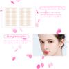 ALLY-MAGIC Double Eyelid Tapes 2400 Pieces Natural Invisible Fiber Eyelid Tape for Droopy Uneven Mono Y2-LSSYPT