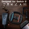 Switch 2 Steering Wheel Controller for Racing Game - Pro Mini Racing Wheel with 4 Suction Cups, Compatible with Joycon 2 - Enhanced Grip & Motion Control