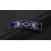 Beaded Hair Clips Native American Style Handmade Collection (Blue)