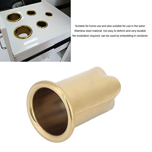 Bathroom Hair Dryer Holder, Stainless Steel Blow Shelf Blower Rack for Home Salon Bathroom, Hair Care Tools(Gold)