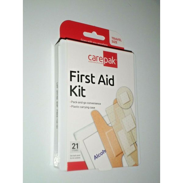 FIRST AID KIT    Travel Pack    21 piece first aid essentials