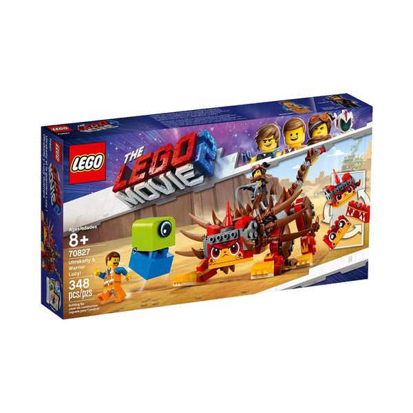 LEGO The Movie 2 Ultrakatty & Warrior Lucy; 70827 Action Creative Building Kit for Kids (348 Pieces)