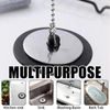 3 Pcs Universal Bath Plug,Bathroom Sink Plug Replacement with Chain,Drain Stopper for Bathroom Kitchen,Kitchen Sink Plug Replacement