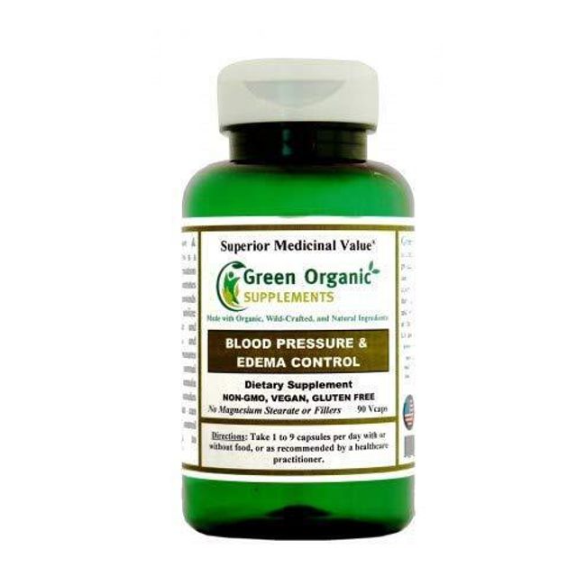 Green Organic Supplements' Blood Pressure & Edema Control