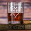 Personalized Whiskey, Scotch, Bourbon Glasses (Set of 4)